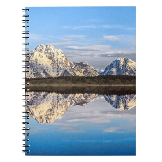 Alaska Bergen Reflectie Foto Notitieboek (Voorkant)