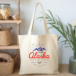 Alaska-bergen roepen, ik moet gaan Licht-Kleur Tote Bag