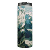 Alaska Bergketen-Luchtzicht Thermosbeker (Achterkant)