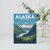 Alaska Berglandschap Briefkaart (Staand voorkant)