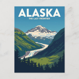 Alaska Berglandschap Briefkaart