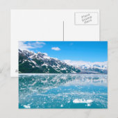 Alaska bevroren blauw zee briefkaart (Voorkant / Achterkant)