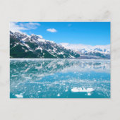 Alaska bevroren blauw zee briefkaart (Voorkant)