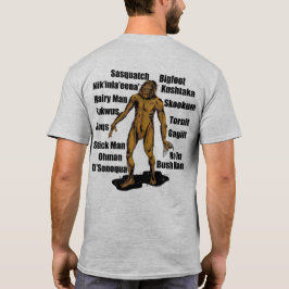 Alaska Bigfoot in Granite T-shirt