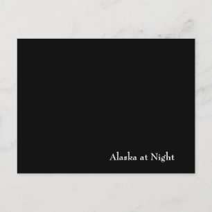Alaska bij nacht briefkaart