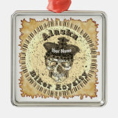 Alaska Biker  Metalen Ornament (Voorkant)