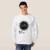 Alaska Black Midnight Sun Art T-shirt (Voorkant volledig)