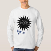 Alaska Black Midnight Sun Art T-shirt (Voorkant)