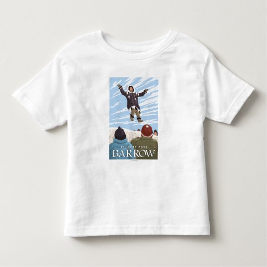 Alaska Blanket Toss - Barrow, Alaska Kinder Shirts (Voorkant)
