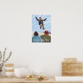 Alaska Blanket Toss - Barrow, Alaska Poster (Keuken)