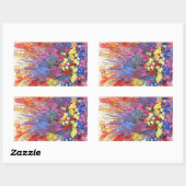 Alaska bloemenexplosie sticker (Vel)