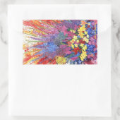 Alaska bloemenexplosie sticker (Tas)