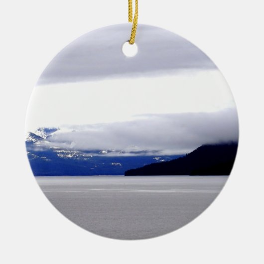 Alaska Blues Keramisch Ornament (Voorkant)