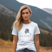 Alaska Born en Raised | State-kaart bewerkbare kle T-shirt