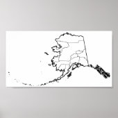 Alaska Boroughs Blank Overzicht (Voorkant)