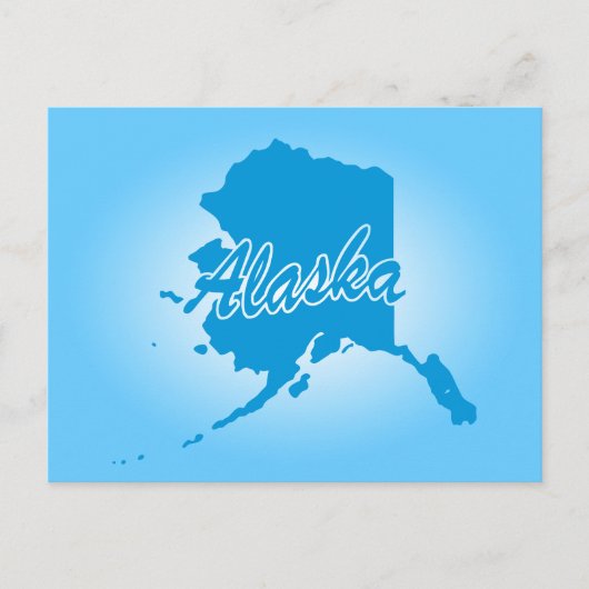 Alaska Briefkaart (Voorkant)