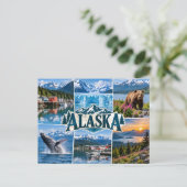 Alaska briefkaart (Staand voorkant)