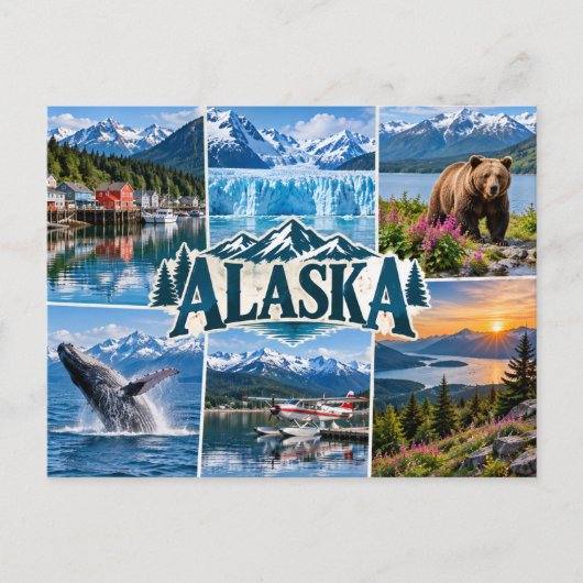 Alaska briefkaart (Voorkant)