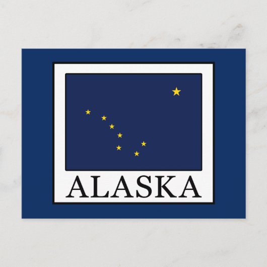 Alaska Briefkaart (Voorkant)