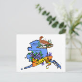 Alaska Briefkaart (Staand voorkant)