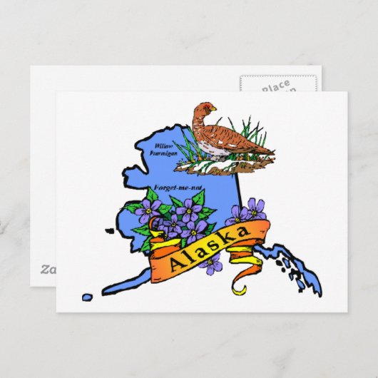 Alaska Briefkaart (Voorkant / Achterkant)