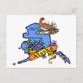 Alaska Briefkaart (Voorkant)