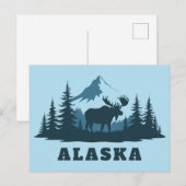 ALASKA BRIEFKAART (Voorkant / Achterkant)