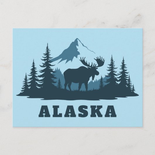 ALASKA BRIEFKAART (Voorkant)