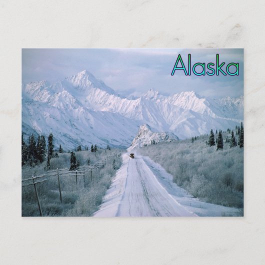 Alaska Briefkaart (Voorkant)