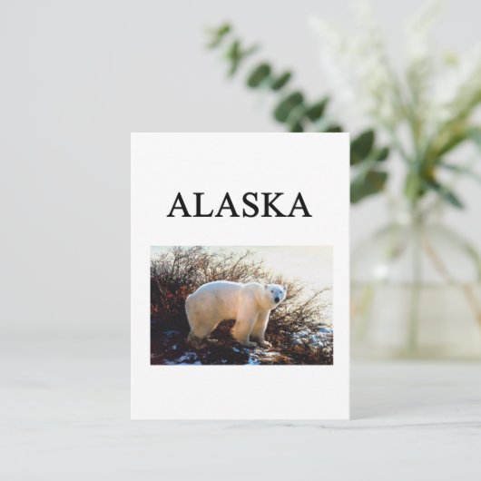 alaska briefkaart (Staand voorkant)