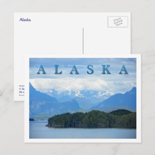 Alaska Briefkaart (Voorkant / Achterkant)