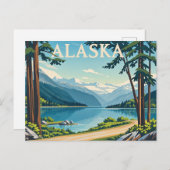alaska briefkaart (Voorkant / Achterkant)