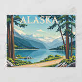 alaska briefkaart (Voorkant)
