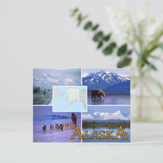 Alaska Briefkaart (Staand voorkant)