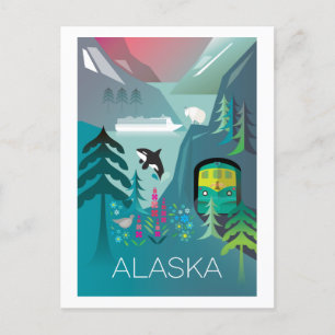 Alaska Briefkaart