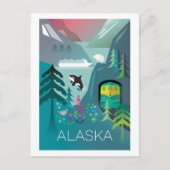 Alaska Briefkaart (Voorkant)