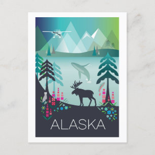 Alaska Briefkaart