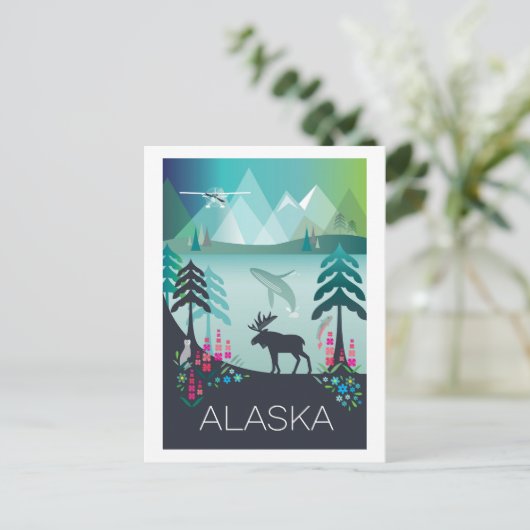Alaska Briefkaart (Staand voorkant)
