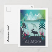 Alaska Briefkaart (Voorkant / Achterkant)