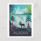 Alaska Briefkaart (Voorkant)
