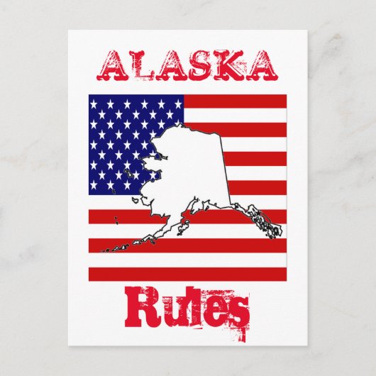 ALASKA BRIEFKAART (Voorkant)