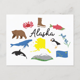 Alaska Briefkaart