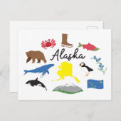 Alaska Briefkaart (Voorkant / Achterkant)