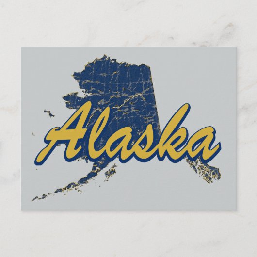 Alaska Briefkaart (Voorkant)
