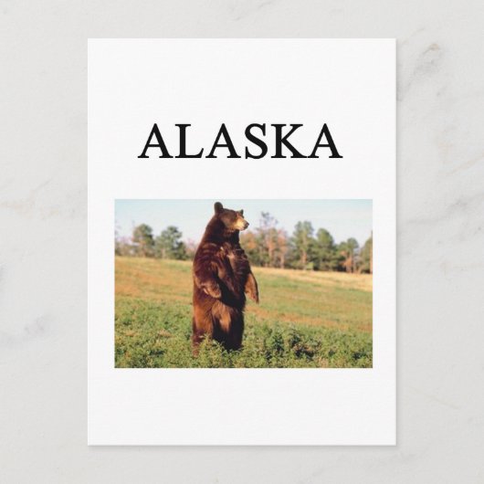 alaska briefkaart (Voorkant)