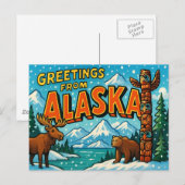 ALASKA-Briefkaart Briefkaart (Voorkant / Achterkant)