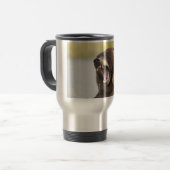 Alaska Brown Beer Travel Mug Reisbeker (Voorkant links)