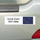 ALASKA BUMPERSTICKER (Op auto)