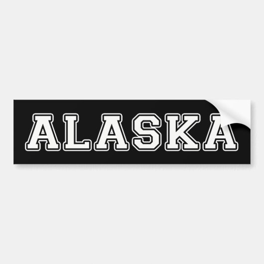Alaska Bumpersticker (Voorkant)