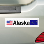 Alaska Bumpersticker (Op auto)